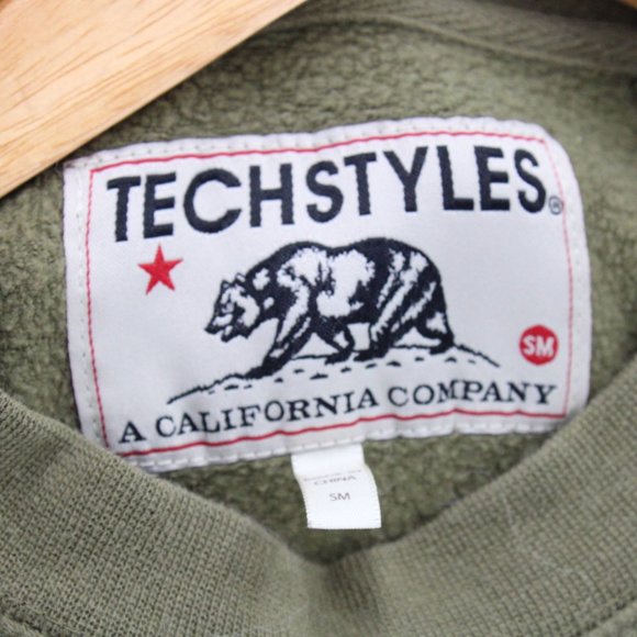 Techstyles Sweatshirt Womens Brown Pullover Colorado Vail Graphic Small S - Picture 6 of 9